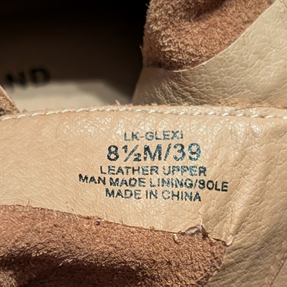 Lucky Brand Brown Suede Ankle Boots 8.5 - Picture 4 of 8